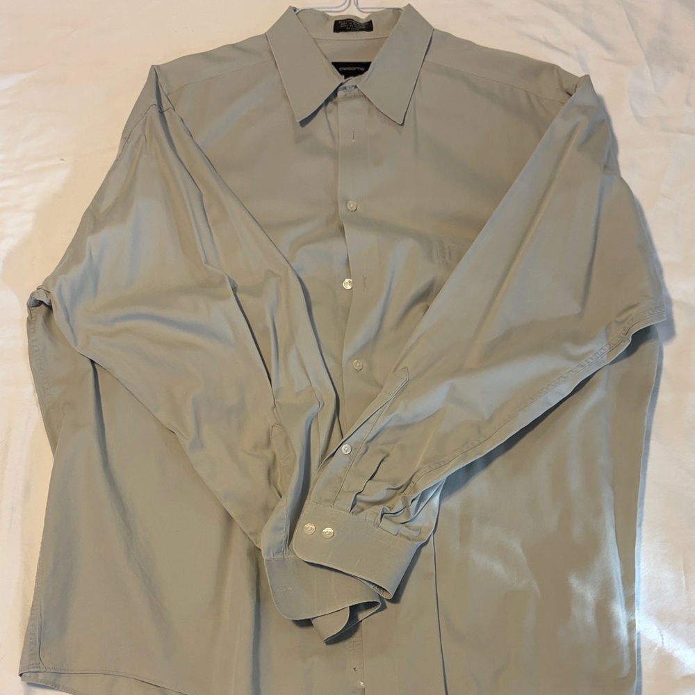 Claiborne Light Gray Dress Shirt